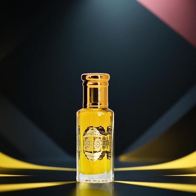 INTENSE OUD Fawaken Arabian Perfume Oil for Men & Women, Long Lasting Alcohol-Free Concentrated Fragrance, 12ml (0.40 oz) in Black Gift Box, Jasmine & Strawberry Notes