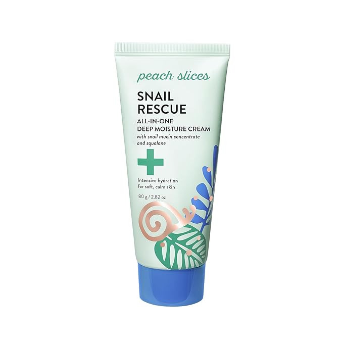 Peach Slices Snail Rescue All-In-One Deep Moisture Cream