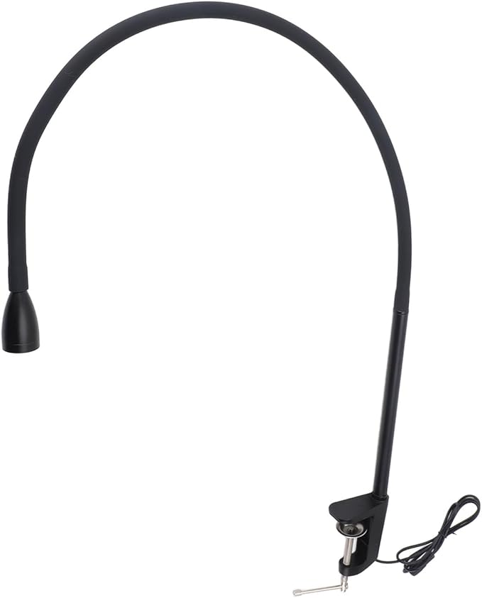 Portable LED Lash Light With Clamp and Foot Pedal for Eyelash Tech - Gel Curing Lamp and Nails Eyelash Dryer