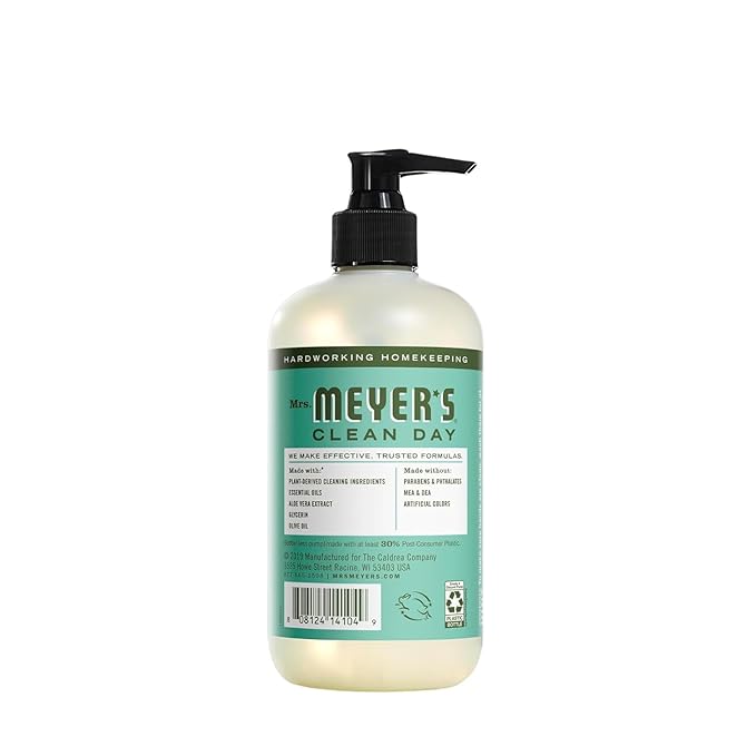 MRS. MEYER'S CLEAN DAY Hand Soap Bundle (Basil + Lavender + Lemon Verbena + Mint)