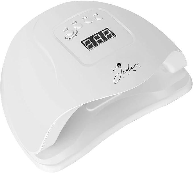 80W LED UV Lamp for Gel Nails. UV Nail Light. 4 Settings (Including Low Heat Mode). Easy to use. Compatible with All Gel Nail Polish,Wraps, Gel Polish Strips.