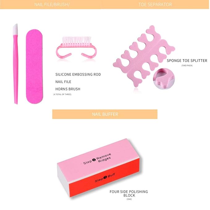 Major Dijit Portable USB Electric Nail Drill Set Polish Pen File Kit,36W Nail Lamp Gel Manicure Dryer Lamp,Acrylic Nail 3D Art Drill Dryer Manicure Supplies, Nail Files Tool Polish Decorating