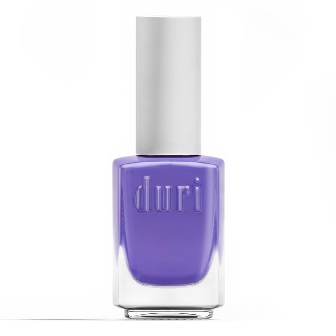 duri Nail Polish, GBD-206 Love Is Blind, 2 Pastel Cols, Light Pink and Purple, Fast Drying, Glossy Finish, 0.45 Fl Oz each