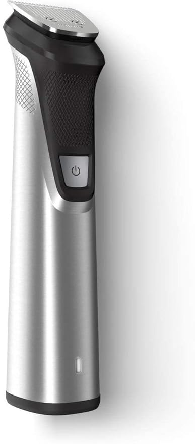 Philips Norelco Multigroom Men's Beard Grooming Kit with Trimmer for Head Body, Face -Stainless Steel with Travel Case