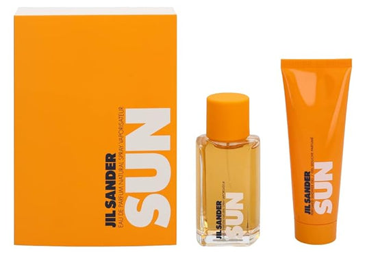 Jil Sander Sun for Women EDP Gift Set - 2.5 oz Eau De Parfum Spray + 2.5 oz Perfumed Shower Gel