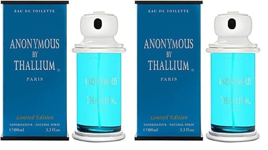 Yves De Sistelle Anonymous Eau de Toilette Spray for Men, Limited Edition, 3.3 oz (Pack of 2)