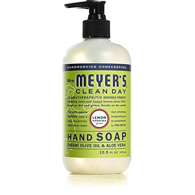MRS. MEYER'S CLEAN DAY Hand Soap, and Refill Variety Pack Soaps Made to Clean and Freshen Hands 2 ct.
