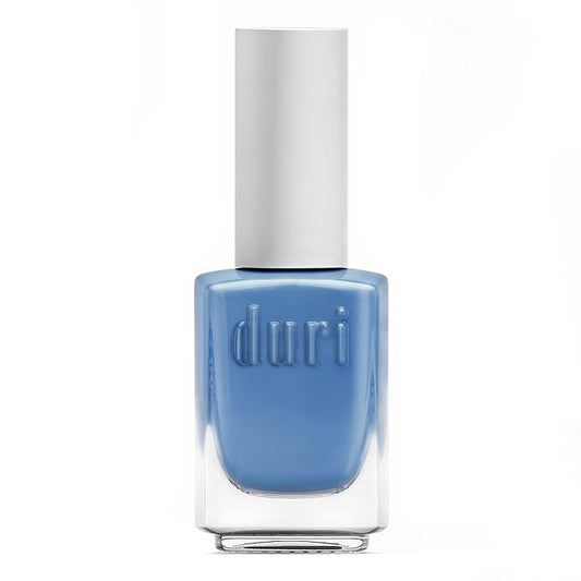 duri Nail Polish, 783 Freeze The Day, Muted Blue, Full Coverage, Glossy Finish, Quick Drying, 0.45 Fl Oz