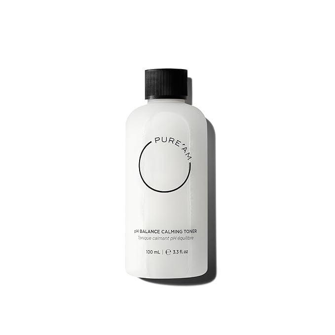 PURE'AM - Korean Toner for Dry Skin - Deeply Hydrating - Hyaluronic Acid & Vegan Ceramides - Korean Skincare Toner for Face, Sensitive Skin - Redness & Acne - 3.3 fl. oz, 100 ml