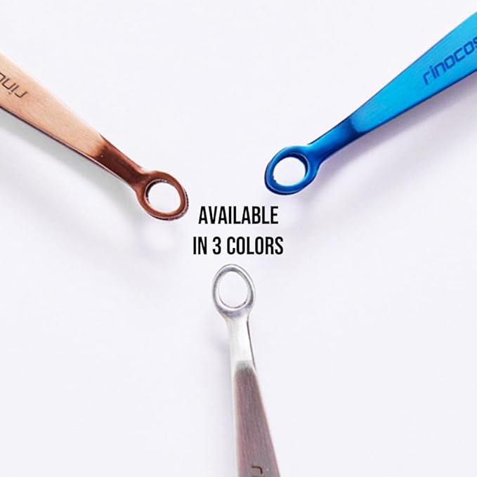 [Premium Hand-Made] Tweezers for women facial hair - Round tip Tweezers, Eyebrow Tweezers, 304 Surgical-grade Stainless Steel for Safety, Precision tweezers, Facial Hair Tweezers for Men & Women