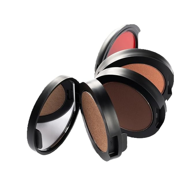 Touch Pocket Palette | Red Romance | Portable Makeup | Eye Shadow, Blush, Highlighter, & Lip Balm | With Castor Oil, Fruit Extracts, & Coconut Oil | Travel Essentials