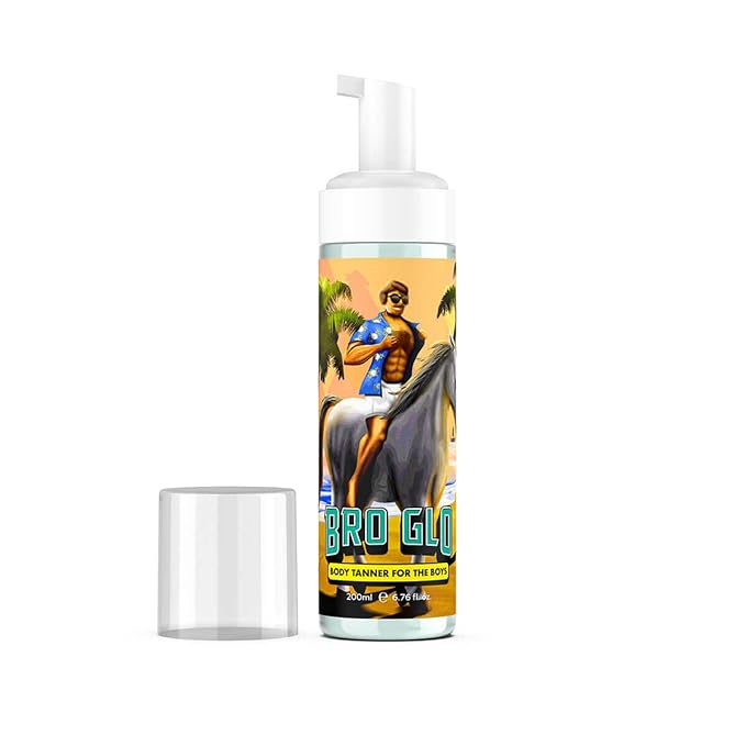 Self Tanner for The Boys - Starter Bundle - Easy Sunless Tan For Your Face & Body With Mitt Applicator - Oil Free Water Based for Faster Skin Drying - Natural Sun Kissed Bronze Color Perfect for Men - Gift Set (Starter Bundle)