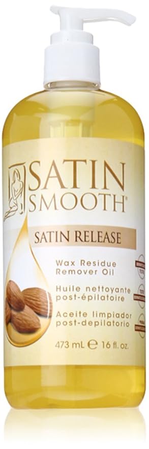 VALUE PACK! SATIN SMOOTH Satin Release Wax Residue Remover + Satin cleanser skin preparation cleanser, 16 ounce
