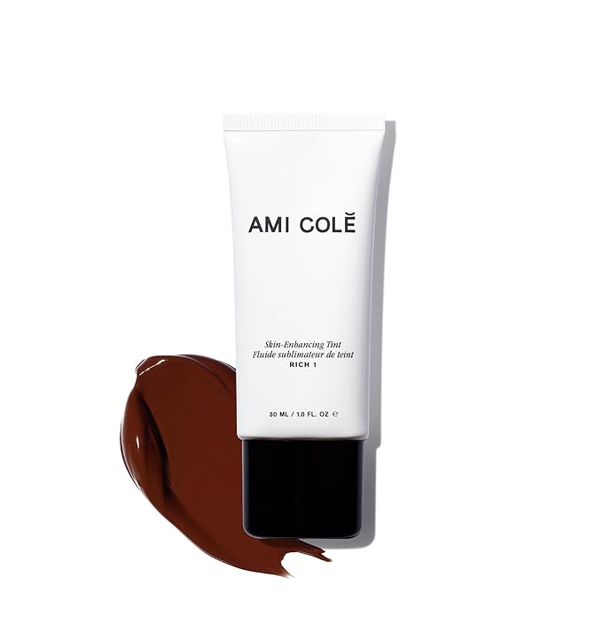 Ami Colé Skin-Enhancing Tinted Moisturizer (Rich 1 - ebony with red undertones), 1 oz