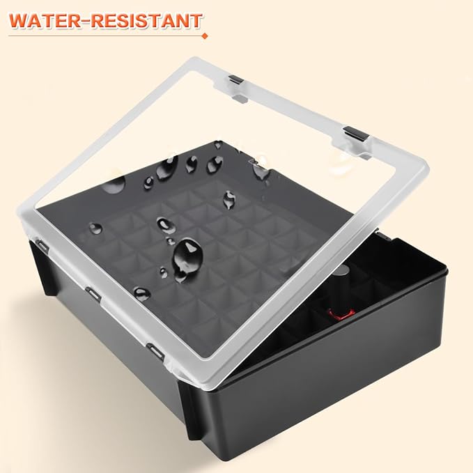 ALCYON Universal Nail Polish Holder & Organizer Contains 54 Bottles for Gellen, for Beetles, for Sally Hansen, for OPI, for Essie and Other Fingernail Polish (ONLY A CASE)-Black