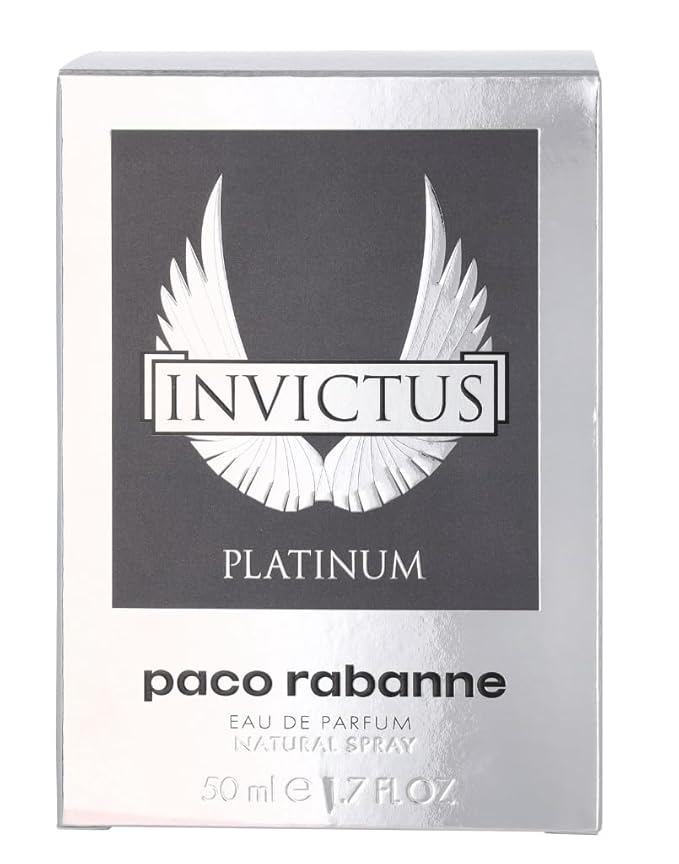 Invictus Platinum by Paco Rabanne for Men 1.7 oz Eau de Parfum Spray