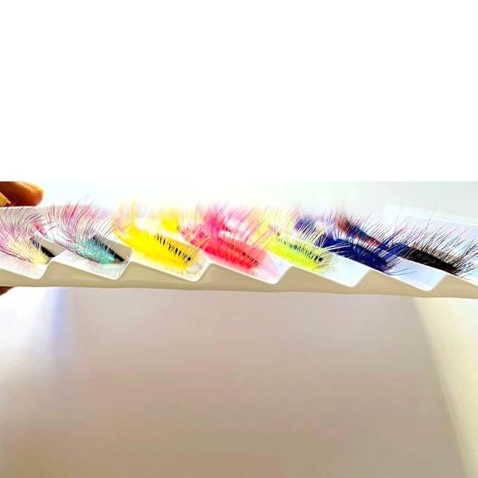 Sunniess Ombre Colored Lashes Cateye Eyelashes Fluffy Wispy Fake Lashes for Halloweens Cosplay Party Stage Make up Faux Mink False Eyelashes 7 Pairs (7ce-00)