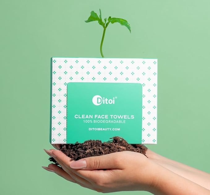 Face Towels, 10"×12" Disposable Face Towel, Face Towelettes XL, Ultra Soft Makeup Remover Dry Wipes, Thick Face Towel for Travel, 15 Count (Pack of 1)