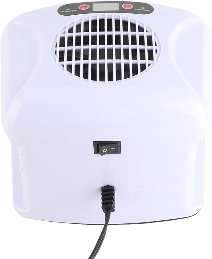 Nail Dryer for Regular Polish, Nail Gel Fast Drying Curing Nail Fan Dryer for One Hands and Single Legged, Nail Drying Fan with Auto Sensor, Hot & Cold Air Nail Dryer Fan