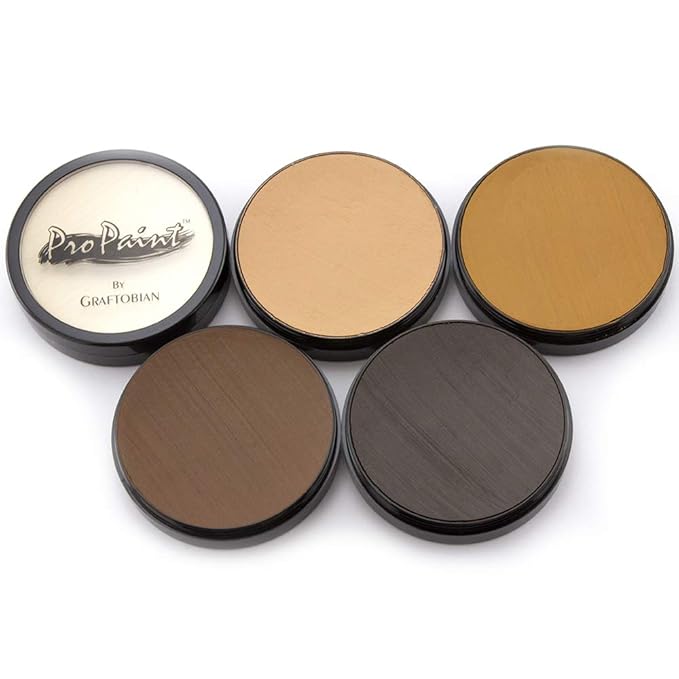 Graftobian Makeup ProPaint Face & Body Paint - Flesh Tones Set - 30ml - Halloween & Costume Makeup for Adults - Body & Face Paint