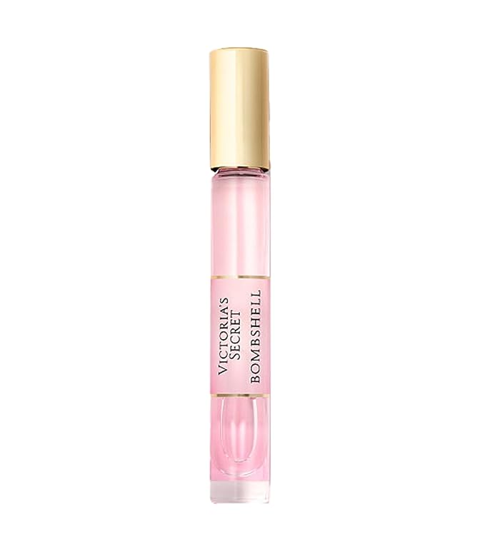 Victoria's Secret Bombshell Eau de Parfum Rollerball, Notes of Purple Passion Fruit, Shangri-La Peony & Vanilla Orchid, Travel Size Mini Perfumes for Women (0.23 oz)