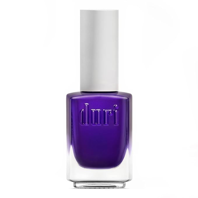 duri Nail Polish, 648 Viva Strip Tease, Purple Shimmer, Metallic, Glossy Finish, Full Coverage, Quick Drying, Lasting, 0.45 Fl Oz Cosmetics