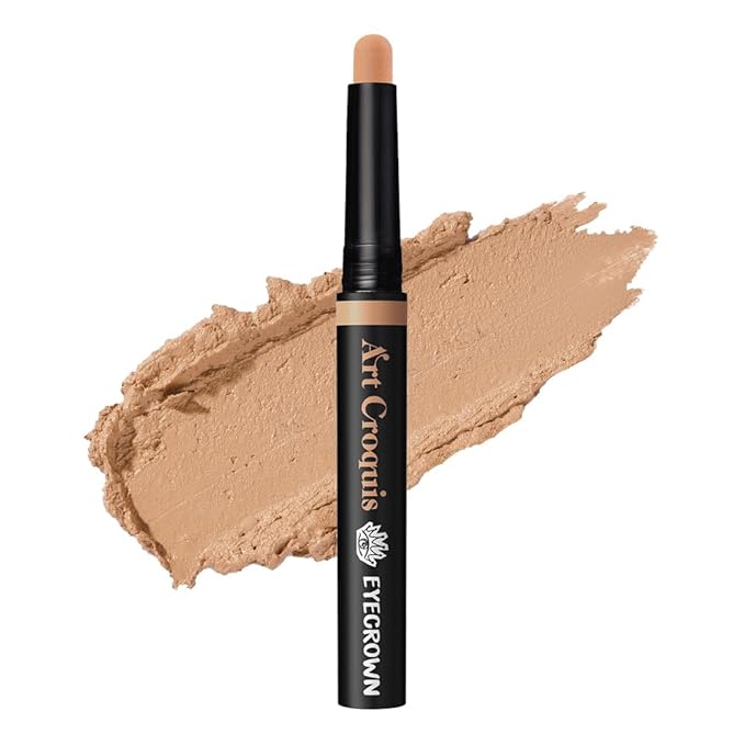 EYECROWN ARTCROQUIS STICK SHADOW, Buildable, glitter eye shadow, liner, cream [PO BROWN]