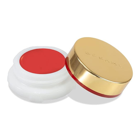 Besame Cosmetics | Apricot Cream Rouge - 1938 | Cream Blush for Cheeks + Lips with Long Wearing Matte Finish | Vintage Makeup in Reusable Tin | 2-in-1 Lip and Cheek Tint | Vegan Makeup Blush