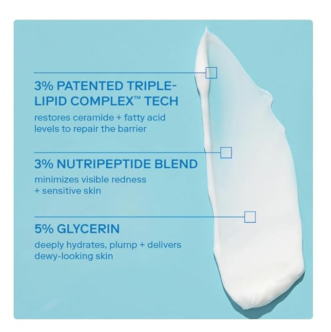 Skinfix Barrier+ Triple Lipid-Peptide Refillable Face Cream 1.7 oz/ 50 mL Refill