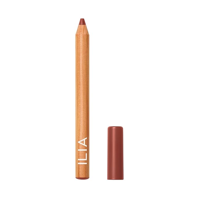 ILIA - Lip Sketch Hydrating Crayon | Non-Toxic, Cruelty-Free, Hyaluronic Acid, Hydrating + Long Lasting, Crease-Resistant, Demi-Matte (Genre)
