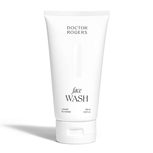 Doctor Rogers Face Wash. Gentle Hydrating Daily Cleanser for Sensitive, Dry & Combination Skin, 5 Ounce (150 ml) Tube