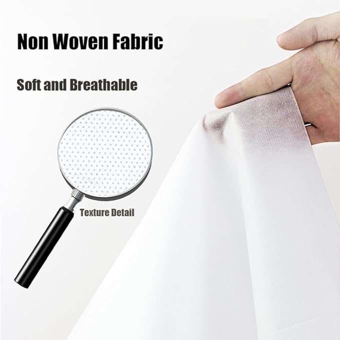 300 Count Disposable Face Cradle Covers, Ultra Soft Non-Sticking, Non Woven Massage Face Cradle Covers, Headrest Face Cushion Cover for Massage Table Chairs