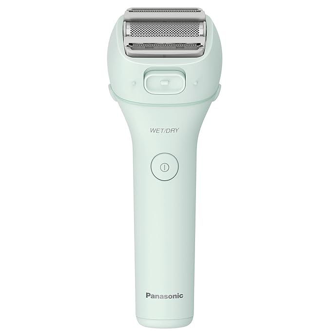 Panasonic Close Curves Electric Razor for Women, Cordless 3-Blade Shaver with Pop-Up Trimmer, Wet Dry Operation - ES-WL60-G (Mint)