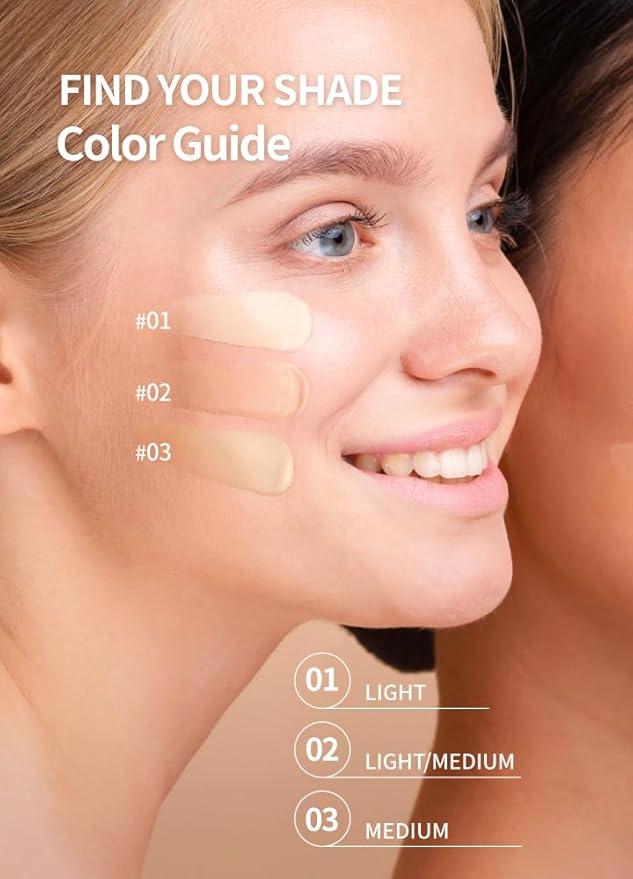 Mesh tight up cushion (01-Refill), light beige, Korean compact foundation, natural coverage, glow, sweat proof makeup, long lasting, all skin type