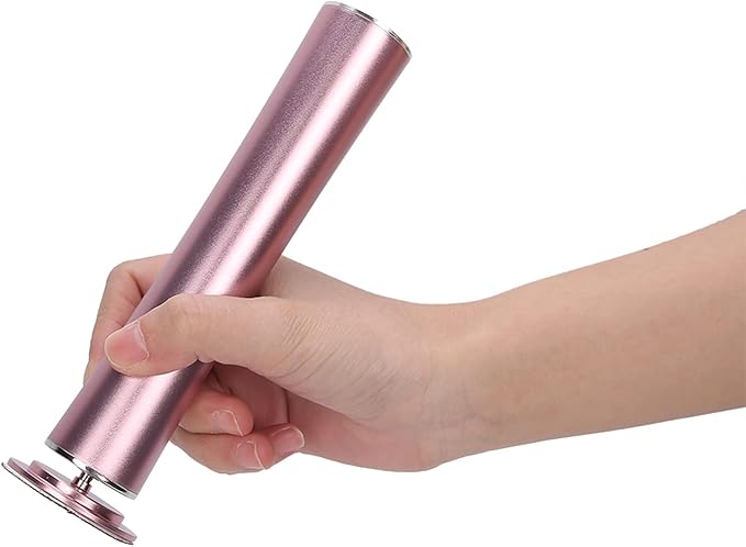 Cimenn Electric Foot File Callus Remover, Professional Pedicure Tool, Rechargeable Foot Sharpener, Rose Gold & Silver
