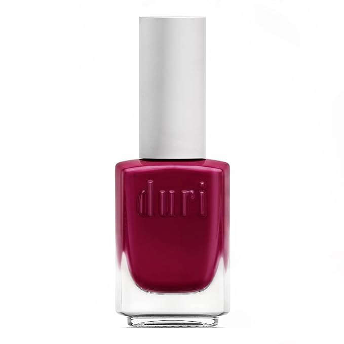 duri 733 Gemini Nail Polish, Sensual Red, Full Coverage, Fast Drying, Glossy Finish, Lasting Manicure, 0.45 Fl Oz