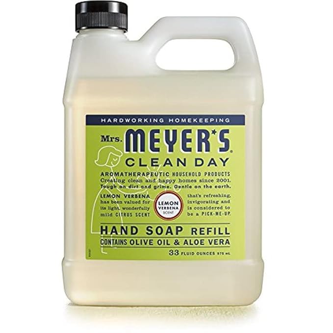 MRS. MEYER'S CLEAN DAY Hand Soap, and Refill Variety Pack Soaps Made to Clean and Freshen Hands 2 ct.