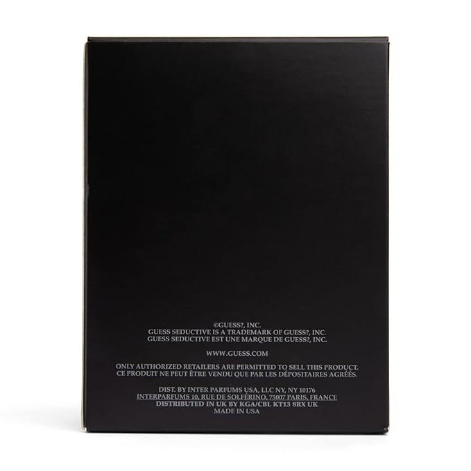 GUESS Seductive Noir for Men Eau de Toilette, 1 Fl Oz