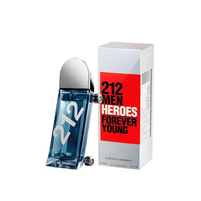 Carolina Herrera 212 Heroes Forever Young EDT Spray Men 5.1 oz