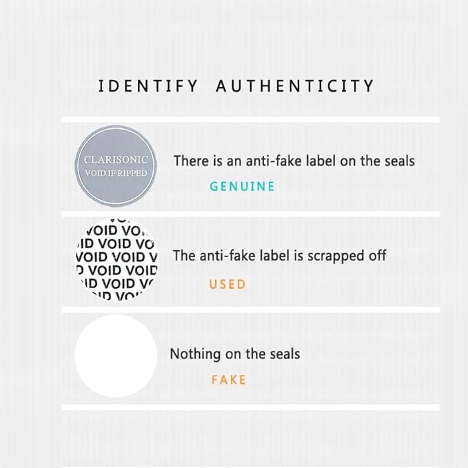 Clarisonic Facial Cleansing Brush Head Replacements,Deep Pore, Compatible with Mia 1, Mia 2,Gentle enough for daily use