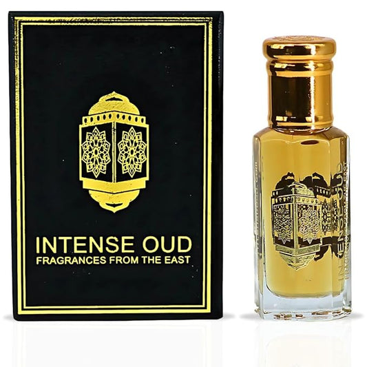 INTENSE OUD Chances Long Lasting Arabian Perfume Oils for Women 12ML (0.40 OZ) Fragrance Oil with Crisp Citron, Jasmine & Woody Base - Premium Concentrated Perfume Oil in Elegant Black Gift Box