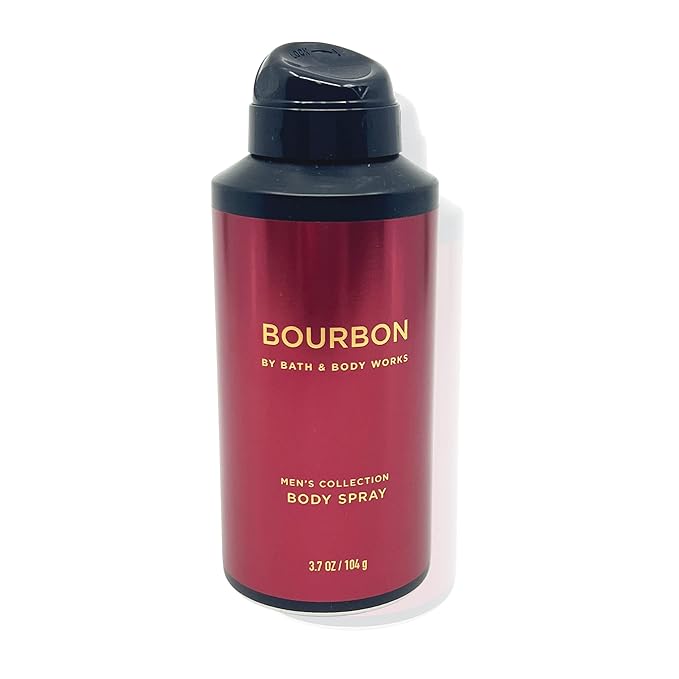 Bath & Body Works Bourbon Body Spray 3.7oz - pack of 3 - Men’s Collection Body Spray for Men