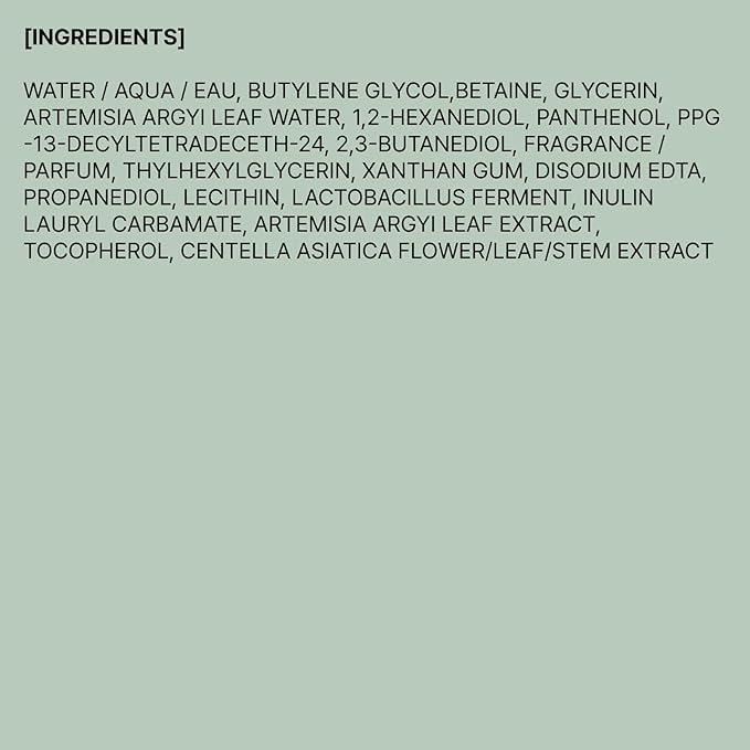 HANYUL Pure Artemisia (Mugwort) Calming pH-Balancing Toner | First Step Essence for Skin Balancing & Deep Hydration, Mild Exfoliation with CICA, Vegan Certified, Korean Skincare, 5.07 Fl Oz