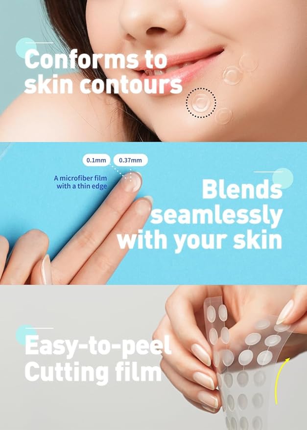 OLIVE YOUNG Care Plus Spot Patch | Hydrocolloid Acne Korean Spot Patch to Cover Zits, Pimples and Blemishes, for Troubled Skin and Face (Hydrocolloid, 30 Count (Pack of 2))