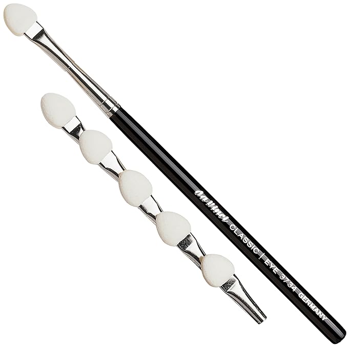 da Vinci Cosmetics CLASSIC Series 3734 - Eyeshadow Applicator with Six Changeable Heads - For area and detail work