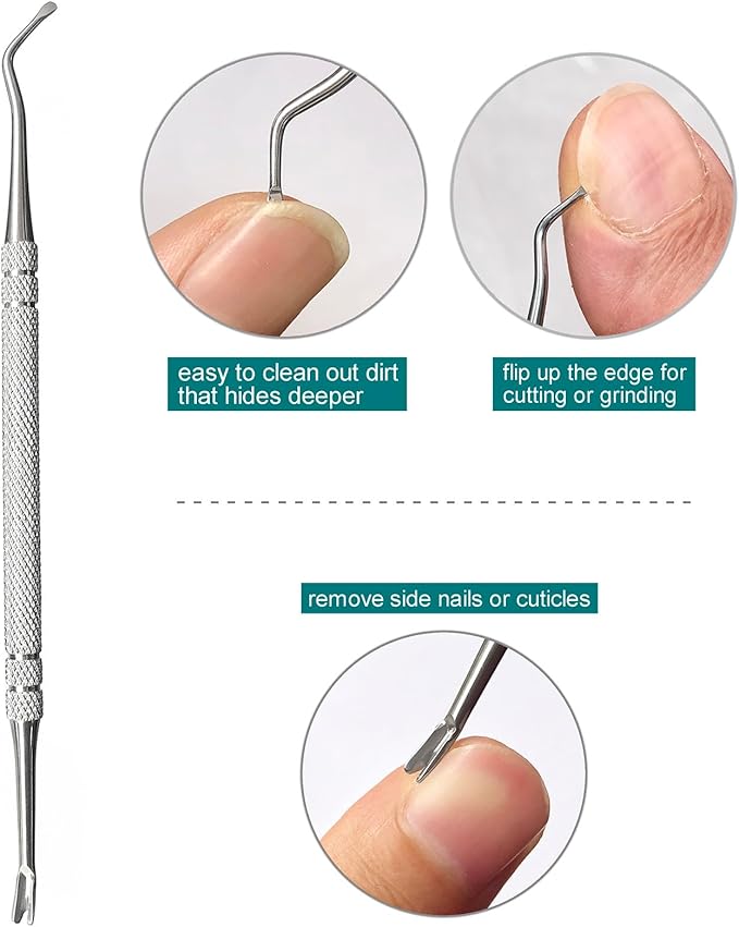 Toe Nail Clippers for Men Thick Nails for Seniors, Heavy Duty Large Ergonomic Long Handle Toenail Clippers for Seniors, 3pcs Set with Case (JCCT3PS)