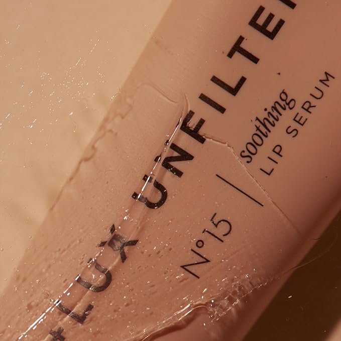 + Lux Unfiltered N°15 Soothing Lip Serum – Fragrance Free, Moisturizing, Hydrating Lip Balm with Hyaluronic Acid & Shea Butter – Cooling Touch Applicator - Vegan, Cruelty-Free, & Petroleum-Free