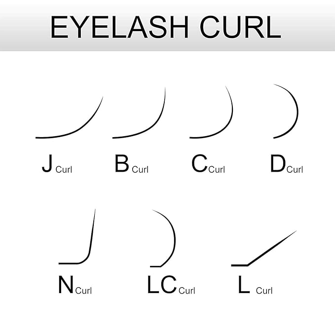 NAGARAKU Eyelash Extension Individual Lashes 0.10 L curl 7-15mm Mix Tray Classic Faux Mink 16 rows Matte Black Soft Natural