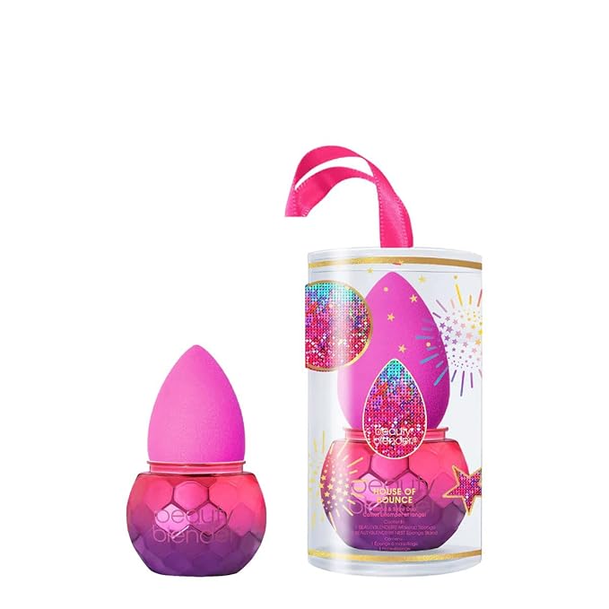 Beautyblender® | House of Bounce Set – Makeup Sponge & Sponge Storage Stand, Professional Smooth Blending Application, Vegan & Cruelty Free, Made in the USA