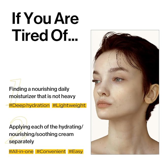 d'alba Piedmont White Truffle Double Moisture Cream, 2-in-1 Face Moisturizer, Vegan Skincare, Vegan Collegen, Skin Firming and Tightening, Dual Formula in ONE tube, Korean Skin Care (2.02 oz)